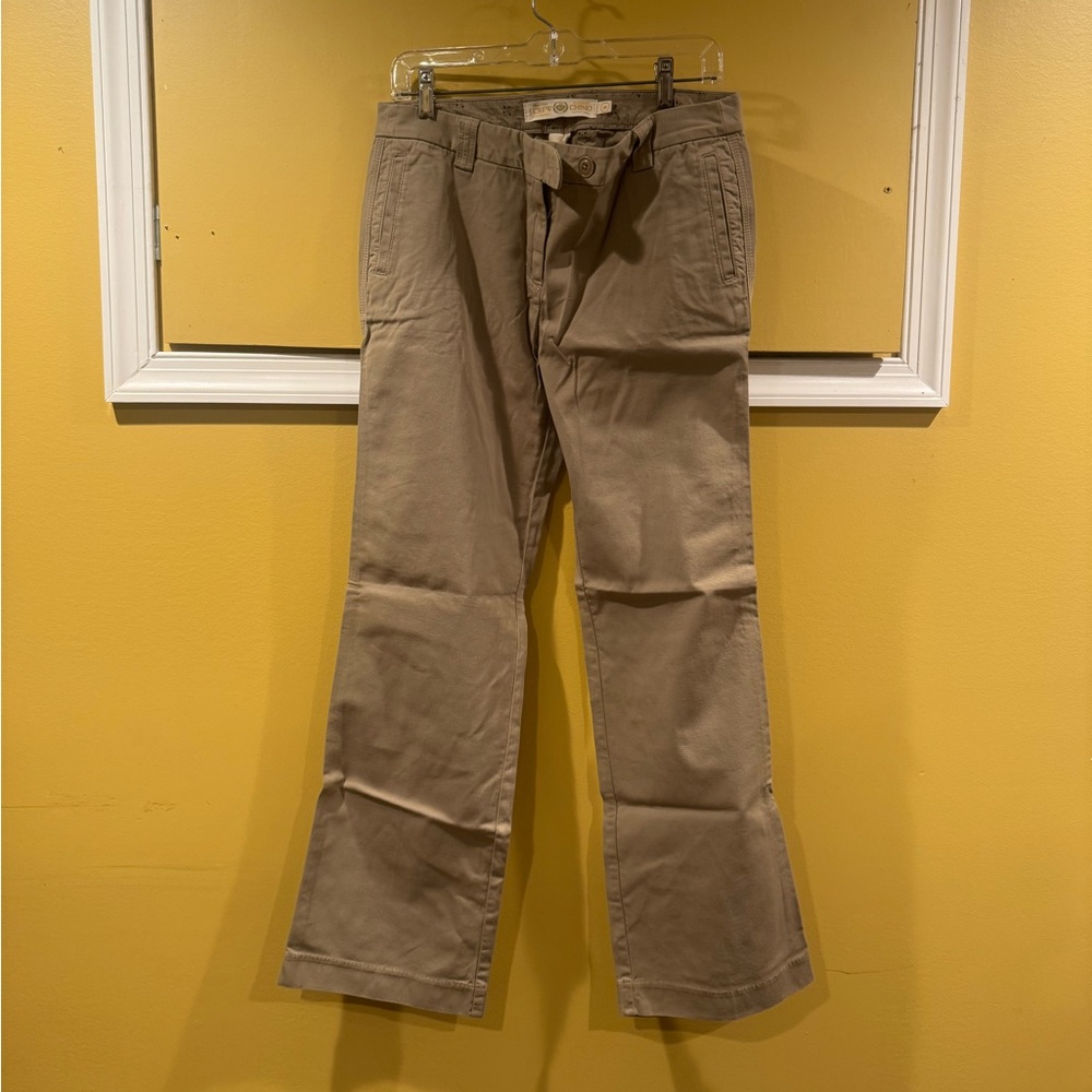 J. Crew weathered classic twill chino khaki pants City Fit size 8